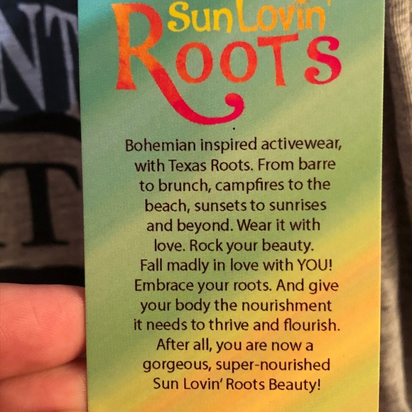 NWT Sun Lovin Roots Long Sleeve Tee - Picture 6 of 7